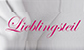 Lieblingsteil-Logo, farbige Illustration